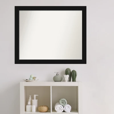 Amanti Art Avon Black Non-Beveled Bathroom Wall Mirror 9 Amanti Art Avon Black Non-Beveled Bathroom Wall Mirror - Image 7