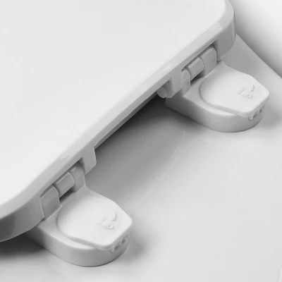 Clorox Wiggle Free Round Plastic Toilet Seat With Easy-Off Hinges 10 Clorox Wiggle Free Round Plastic Toilet Seat With Easy-Off Hinges - Image 8