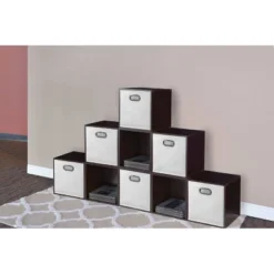Niche Cubo 6pk Foldable Fabric Storage Bin With Label Holder White 15 Niche Cubo 6pk Foldable Fabric Storage Bin With Label Holder White -Baxton Studio Store GUEST 02dec22d f293 45b2 9c5c 03da399c733d