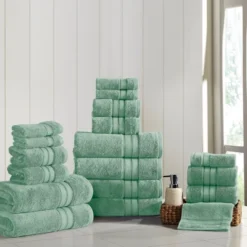 Modern Threads Spunloft 18 Piece Towel Set. 16 Modern Threads Spunloft 18 Piece Towel Set. -Baxton Studio Store GUEST 02e7cdb3 66a9 428e 848e 2e6b20a9c070
