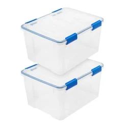 IRIS USA WEATHERPRO Plastic Storage Box With Durable Lid And Seal And Secure Latching Buckles -Baxton Studio Store GUEST 03c5193c 8315 4c5b b3c8 e6a1b25ea46c