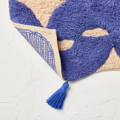 Concentric Wave Blue Bath Rug Blue - Opalhouse™ Designed With Jungalow™ 4 Concentric Wave Blue Bath Rug Blue - Opalhouse™ Designed With Jungalow™ - Image 2