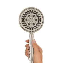 7 Mode Power Pulse Hand Held Single Shower Head Brushed Nickel - Waterpik -Baxton Studio Store GUEST 044a0095 9c3c 4990 843e 134490eb9176