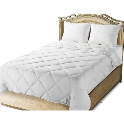 Mastertex Down Alternative Quilted Bed Comforter – White 3 Mastertex Down Alternative Quilted Bed Comforter – White