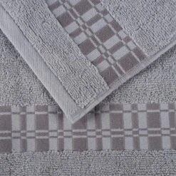 100% Cotton Medium Weight Geometric Border 8 Piece Assorted Bathroom Towel Set By Blue Nile Mills 9 100% Cotton Medium Weight Geometric Border 8 Piece Assorted Bathroom Towel Set By Blue Nile Mills -Baxton Studio Store GUEST 052c4b27 d4a9 4b19 83e5 92aa1b7dfefb