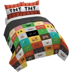 Saturday Park Minecraft Iconic 100% Organic Cotton Duvet Cover & Sham Set 15 Saturday Park Minecraft Iconic 100% Organic Cotton Duvet Cover & Sham Set -Baxton Studio Store GUEST 0539c8e1 73f9 49b1 b611 f4c9dd9efc72