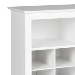 60" Entryway Shoe Cubby Console - Prepac 18 60" Entryway Shoe Cubby Console - Prepac -Baxton Studio Store GUEST 05be6345 6749 4a7c b35c 77a7e77057be