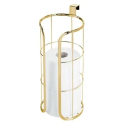 MDesign Metal Over The Tank Toilet Tissue Paper Roll Holder 21 MDesign Metal Over The Tank Toilet Tissue Paper Roll Holder -Baxton Studio Store GUEST 062f7830 7f64 4223 a263 d87f18a54aa2