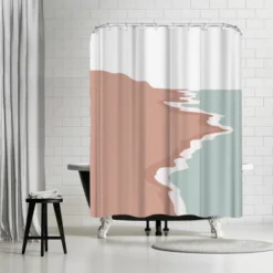 Americanflat 71" X 74" Shower Curtain Style 1 By ArtPrink -Baxton Studio Store GUEST 06dca546 9501 4265 920d 7de73b4b262a