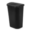 Sterilite 11.3 Gallon D Shape Flat Side Lift Top Lid Wastebasket Trash Can For Kitchen, Home Office, And Garage, Or Workspace, Black (12 Pack) 1 Sterilite 11.3 Gallon D Shape Flat Side Lift Top Lid Wastebasket Trash Can For Kitchen, Home Office, And Garage, Or Workspace, Black (12 Pack) -Baxton Studio Store GUEST 06ec1703 7b1a 4077 9182 e66ba3b93298