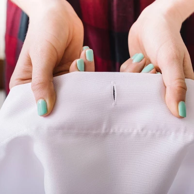 June Journal Calming Ocean Waves Shower Curtain Blue - Deny Designs 5 June Journal Calming Ocean Waves Shower Curtain Blue - Deny Designs - Image 3