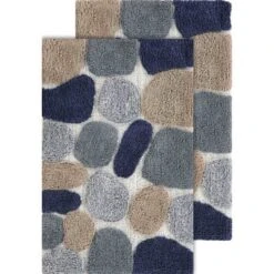 2pc 32"x20" Pebbles Bath Rug Set - Chesapeake Merchandising -Baxton Studio Store GUEST 070cf4e1 97de 4692 a42d 4a0b7cc4bf28