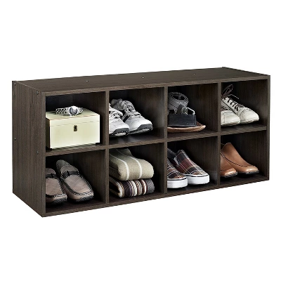 ClosetMaid 5081 Stylish Closet Shoe Organizing Storage Station For Up To 16 Pairs Of Shoes In Espresso With Hardware 4 ClosetMaid 5081 Stylish Closet Shoe Organizing Storage Station For Up To 16 Pairs Of Shoes In Espresso With Hardware - Image 2