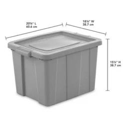 Sterilite Tuff1 18 Gallon Plastic Storage Tote Container Bin With Lid 12 Sterilite Tuff1 18 Gallon Plastic Storage Tote Container Bin With Lid -Baxton Studio Store GUEST 08316251 91ee 4921 8077 999cbb30948c