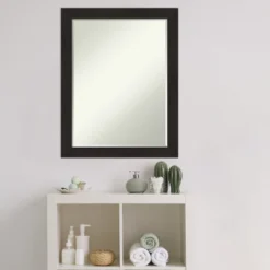 Furniture Espresso Narrow Petite Bevel Bathroom Wall Mirror 15 Furniture Espresso Narrow Petite Bevel Bathroom Wall Mirror -Baxton Studio Store GUEST 0884e2d3 04d9 4ca4 84f0 30f2288019e6