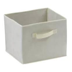 Set Of 4 Capri Foldable Fabric Baskets Beige - Winsome