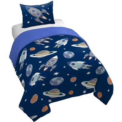 Saturday Park Outer Space 100% Organic Cotton Duvet Cover & Sham Set 10 Saturday Park Outer Space 100% Organic Cotton Duvet Cover & Sham Set - Image 8