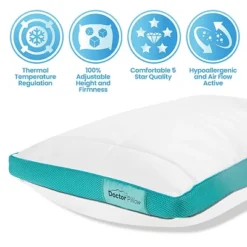 Dr. Pillow Rejuva-Rest Pillow, Green -Baxton Studio Store GUEST 0b7d903f dd96 40f6 9d99 d638b05eeb2f