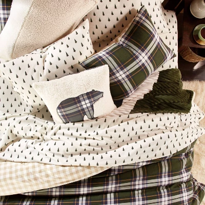 3Pc Newfield Plaid Comforter Set Green - G.H. Bass 8 3Pc Newfield Plaid Comforter Set Green - G.H. Bass - Image 6