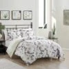 Chic Home Everly Green 7 Piece Duvet Cover Set Reversible Watercolor Floral Print Striped Pattern Design Bedding Multi-color -Baxton Studio Store GUEST 0d204e78 3501 461a b13e 8d8cd5c6b8a8