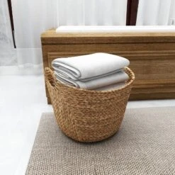 19" X 20" X 18" Brown Sea Grass Contemporary Storage Basket - Olivia & May -Baxton Studio Store GUEST 0dbbb664 0a5d 4e0c 94c5 5390d2dd1970
