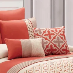 8pc Janna Comforter Set Orange - Riverbrook Home -Baxton Studio Store GUEST 0dc324d8 679c 4fd2 8451 d76bbdbdf659