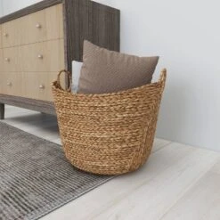 19" X 20" X 18" Brown Sea Grass Contemporary Storage Basket - Olivia & May -Baxton Studio Store GUEST 0e53cc8e 6d18 40b1 8fb8 fa3a254f1d44