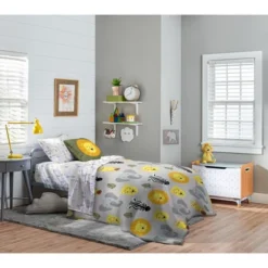 Saturday Park Safari Friends 100% Organic Cotton Duvet Cover & Sham Set -Baxton Studio Store GUEST 0f89b06d 94ca 4e31 8cba 1e1134826b1a