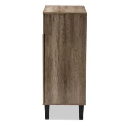 Wales Modern And Contemporary Wood Shoe Storage Cabinet Light Brown - Baxton Studio -Baxton Studio Store GUEST 0fa51df8 5bdb 43b5 8d90 3f4de8586feb