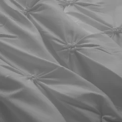 Peace Nest 3 Piece Pintuck Pinch Pleat And Geometric Clipped Comforter Set -Baxton Studio Store GUEST 101fc2f4 a320 4bcf b5cf 663cebce448c