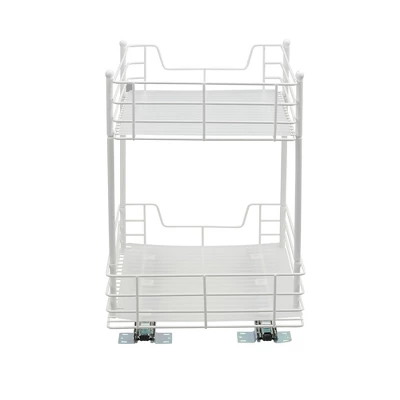 Household Essentials 12" 2-Tier Pantry Organizer White 7 Household Essentials 12" 2-Tier Pantry Organizer White - Image 5