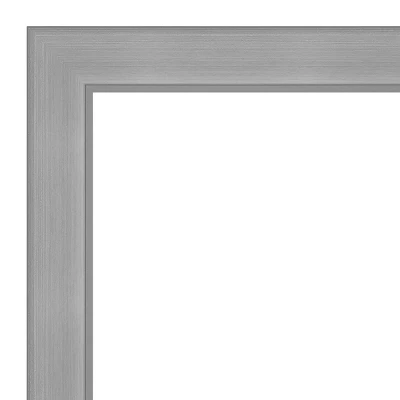 22" X 28" Non-Beveled Vista Brushed Nickel Bathroom Wall Mirror - Amanti Art 4 22" X 28" Non-Beveled Vista Brushed Nickel Bathroom Wall Mirror - Amanti Art - Image 2