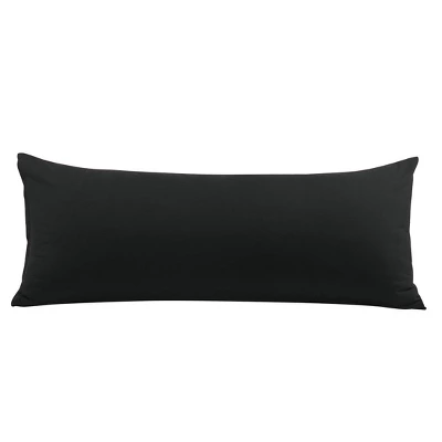 Body 20"x54" Microfiber Pillow Cases Black - PiccoCasa 3 Body 20"x54" Microfiber Pillow Cases Black - PiccoCasa