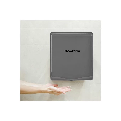 Alpine Industries Willow Commercial High Speed Automatic Electric Hand Dryer Gray (405-10-GRY) 3 Alpine Industries Willow Commercial High Speed Automatic Electric Hand Dryer Gray (405-10-GRY)