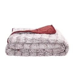 50"x60" Machine Washable Brushed Faux Fur To Mink Weighted Throw Blanket - Dream Theory -Baxton Studio Store GUEST 13d735b9 1fed 4915 8505 39f243ba396f