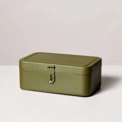 Decorative Metal Storage Box Green - Hearth & Hand™ With Magnolia 11 Decorative Metal Storage Box Green - Hearth & Hand™ With Magnolia -Baxton Studio Store GUEST 13e14cf7 86df 4e7f 83b8 96fe6613459c
