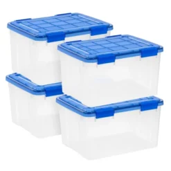 IRIS 44qt WeatherPro Plastic Storage Bin -Baxton Studio Store GUEST 14349aba e7e0 43b3 84b6 d5593f349c68