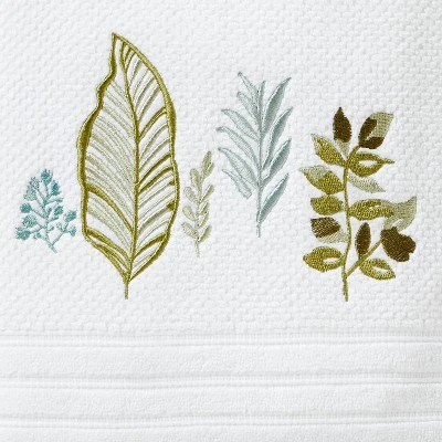 Sprouted Palm Bath Towel White - SKL Home 3 Sprouted Palm Bath Towel White - SKL Home