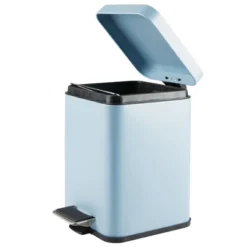 MDesign Small Square Step Trash Can Garbage Bin, Removable Liner, 6L 14 MDesign Small Square Step Trash Can Garbage Bin, Removable Liner, 6L -Baxton Studio Store GUEST 1648bb8b 6dc3 40b2 aac6 936c13b92c7c