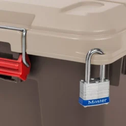 IRIS 82qt Store-It-All Container With Buckles Black/Red -Baxton Studio Store GUEST 16bdca7d c328 45b1 93b5 2677b6947036