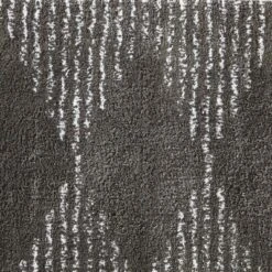 20"x30" Geo Diamonds Bath Rug Gray - SKL Home