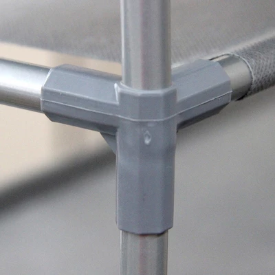 Home Basics 12 Pair Non-Woven Multi-Purpose Stackable Free-Standing Shoe Rack, Grey 6 Home Basics 12 Pair Non-Woven Multi-Purpose Stackable Free-Standing Shoe Rack, Grey - Image 4