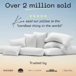 Coop Home Goods 20”x 54" Adjustable Memory Foam Body Pillow - GREENGUARD Gold Certified - Lulltra Washable Cover - White 17 Coop Home Goods 20”x 54" Adjustable Memory Foam Body Pillow - GREENGUARD Gold Certified - Lulltra Washable Cover - White -Baxton Studio Store GUEST 1839cc4c 44f2 4a76 87bb f422b728a59d