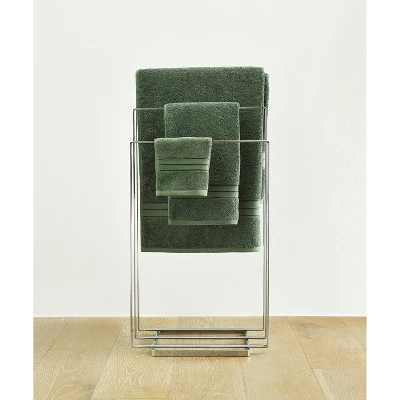 6pc Liam Towel Set Eucalyptus - Blue Loom 6 6pc Liam Towel Set Eucalyptus - Blue Loom - Image 4