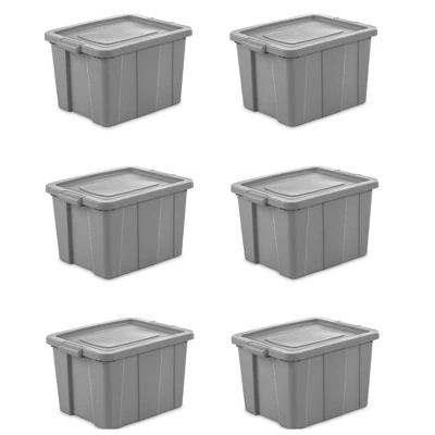 Sterilite Tuff1 18 Gallon Plastic Storage Tote Container Bin With Lid 7 Sterilite Tuff1 18 Gallon Plastic Storage Tote Container Bin With Lid - Image 5