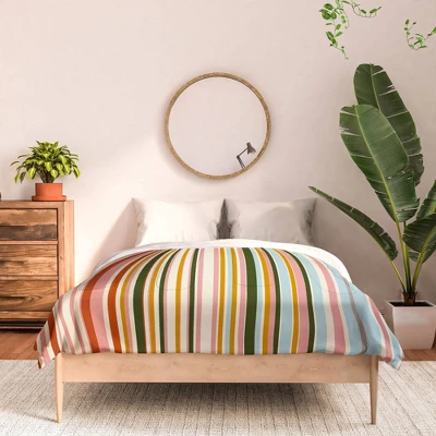 Magical Stripes Cotton Comforter & Sham Set - Deny Designs 4 Magical Stripes Cotton Comforter & Sham Set - Deny Designs - Image 2