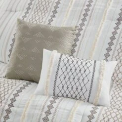 5pc Amani Printed Comforter Set White - 510 Design 14 5pc Amani Printed Comforter Set White - 510 Design -Baxton Studio Store GUEST 19bdd180 ca3c 4d46 8d0d ae6b161a5a41