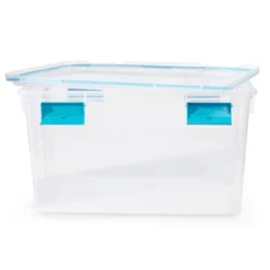 Sterilite 54 Quart Clear Plastic Stackable Storage Container Box Bin With Air Tight Gasket Seal Latching Lid Long Term Organizing Solution 12 Sterilite 54 Quart Clear Plastic Stackable Storage Container Box Bin With Air Tight Gasket Seal Latching Lid Long Term Organizing Solution -Baxton Studio Store GUEST 1a9cc49a bce9 453e a8d3 55c379d63cdb