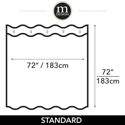 MDesign Linear Print - Fabric Shower Curtain 6 MDesign Linear Print - Fabric Shower Curtain - Image 4
