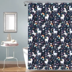 72"x72" Unicorn Heart Shower Curtain - Lush Décor -Baxton Studio Store GUEST 1ca7d445 d13a 4b1b b87f 1c39d68012c3